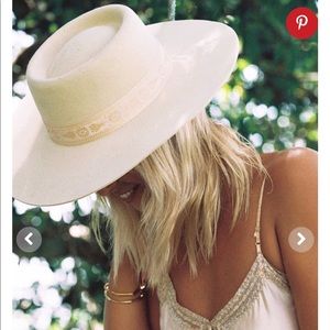 Lack of color Juno Boater hat brand new with tags